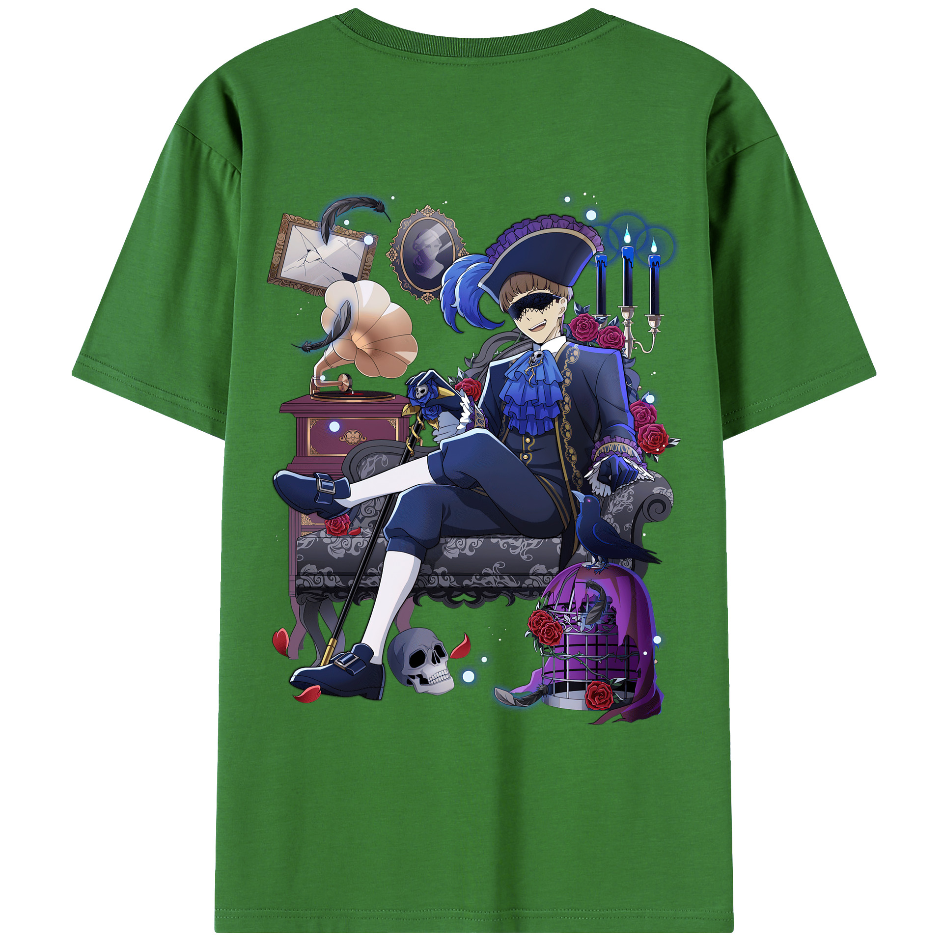 （画像用） 文豪ストレイドッグス Bungo Stray Dogs レディース半袖Tシャツ(バックプリント)